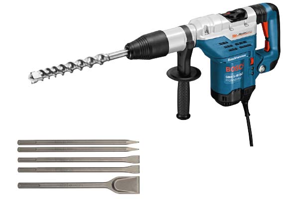 Bosch GBH 5-40 DCE Bohrhammer SDS-max inkl. Meisselset<br>