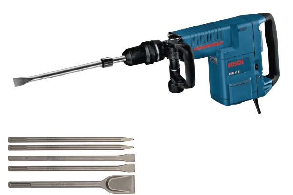 Bosch GSH 11 E Schlaghammer SDS-max inkl. Meisselset<br>