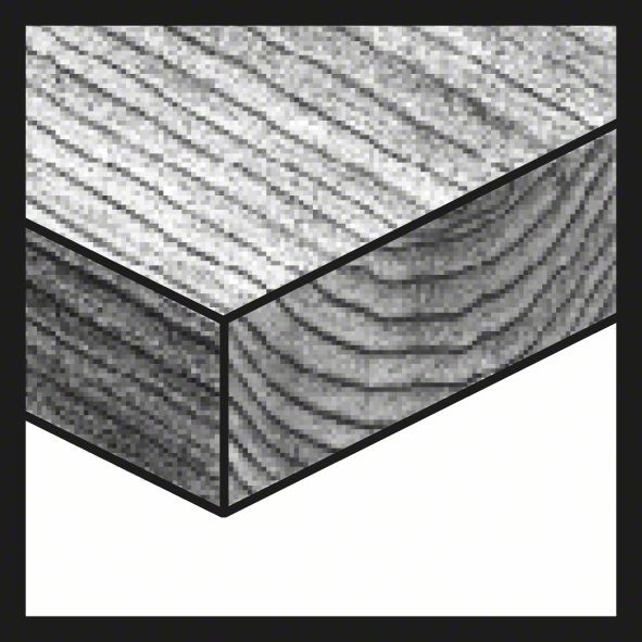 Holzspiralbohrer mit 1/4 Zoll-Sechskantschaft, 3 x 33 x 74 mm<br>