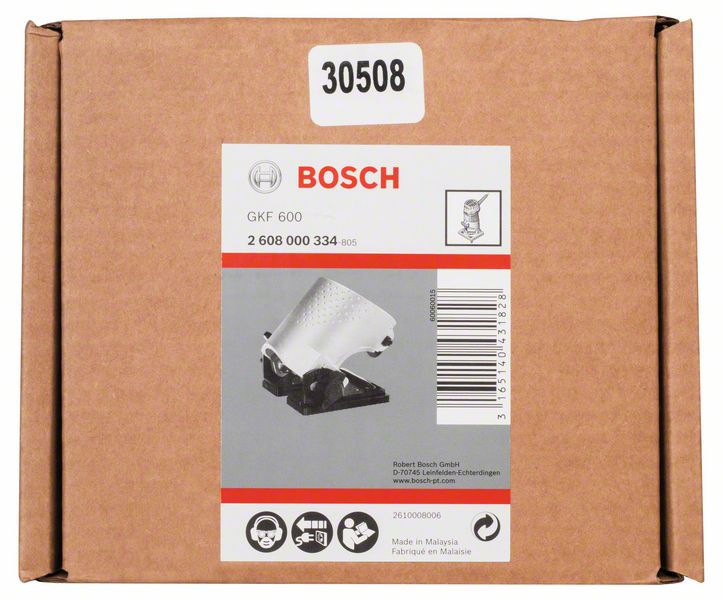 Winkelfräskorb für Bosch-Kantenfräse GKF 600 Professional<br>