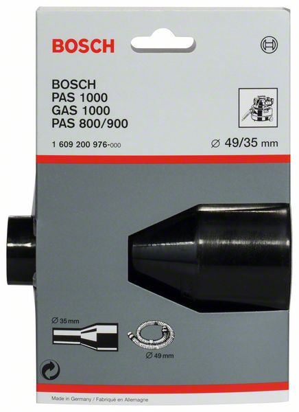 Reduzierstutzen für Bosch-Sauger, 49 mm<br>