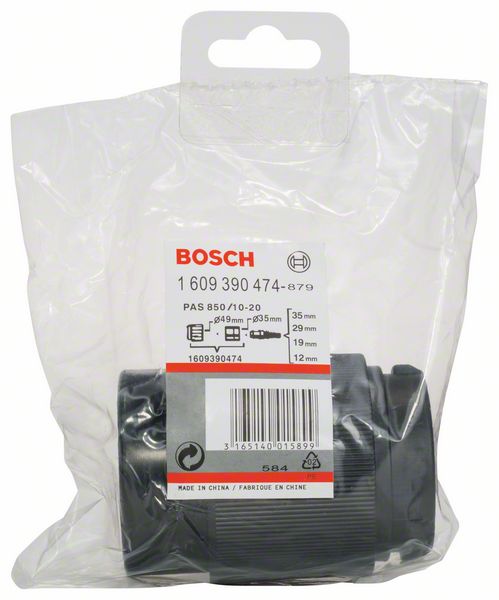Adapter zweiteilig für Bosch-Sauger, 35 mm<br>