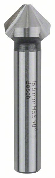 Kegelsenker mit zylindrischem Schaft, 16,5, M 8, 60 mm, 10 mm<br>