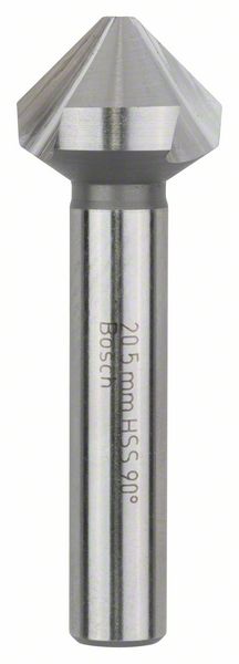Kegelsenker mit zylindrischem Schaft, 20,5, M 10, 63 mm, 10 mm<br>