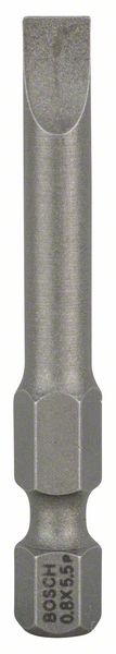 Schrauberbit Extra-Hart S 0,8 x 5,5, 49 mm, 3er-Pack<br>
