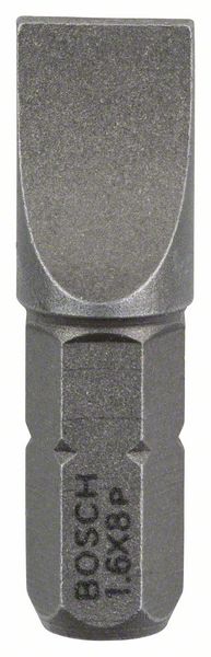 Schrauberbit Extra-Hart S 1,6 x 8,0, 25 mm, 3er-Pack<br>