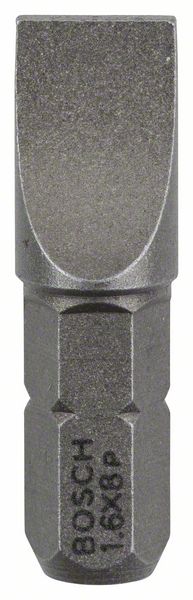 Schrauberbit Extra-Hart S 1,6 x 8,0, 25 mm, 25er-Pack<br>