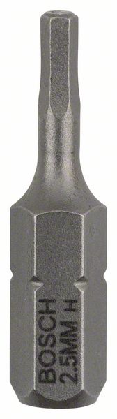 Schrauberbit Extra-Hart HEX 2,5, 25 mm, 3er-Pack<br>