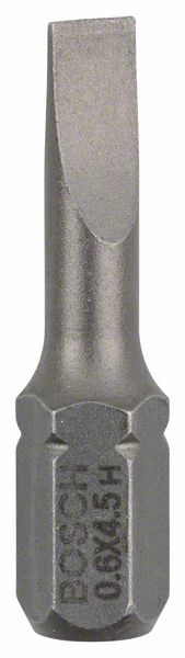 Schrauberbit Extra-Hart S 0,6 x 4,5, 25 mm, 3er-Pack<br>