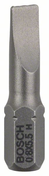 Schrauberbit Extra-Hart S 0,8 x 5,5, 25 mm, 3er-Pack<br>