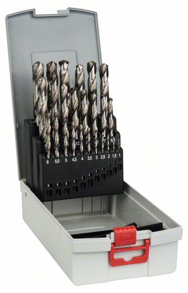 Metallbohrer-Set HSS-G, ProBox, 25-teilig, DIN 338, 135° 1-13 mm<br>