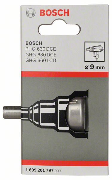 Reduzierdüse für Bosch-Heißluftgebläse, 9 mm<br>