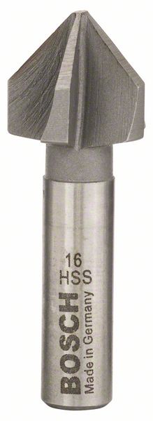 Kegelsenker mit zylindrischem Schaft, 16,0 mm, M 8, 43 mm, 8 mm<br>