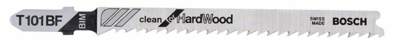 Stichsägeblatt T 101 BF Clean for Hard Wood, 3er-Pack<br>