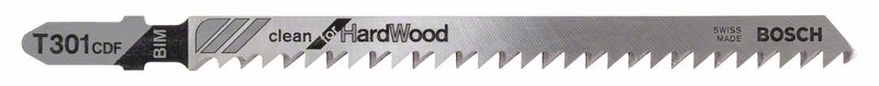 Stichsägeblatt T 301 CDF Clean for Hard Wood, 5er-Pack<br>
