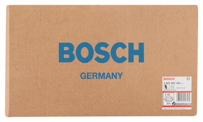 Schlauch für Bosch-Sauger, 5 m, 35 mm, antistatisch, mit Bajonettverschluss<br>