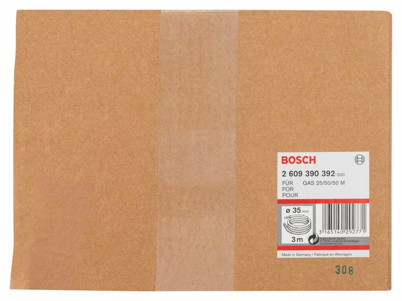 Schlauch für Bosch-Sauger, 3 m, 35 mm, mit Bajonettverschluss<br>