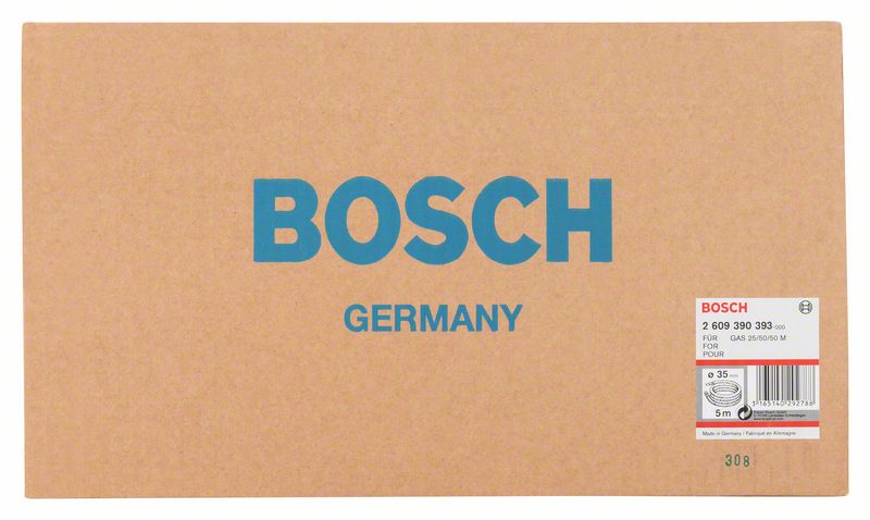 Schlauch für Bosch-Sauger, 5 m, 35 mm, mit Bajonettverschluss<br>