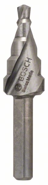 Stufenbohrer HSS, 4 - 12 mm, 6 mm, 50 mm, 5 Stufen<br>