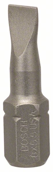 Schrauberbit Extra-Hart S 0,8 x 5,5, 25 mm, 10er-Pack<br>
