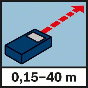 Laser-Entfernungsmesser GLM 40<br>