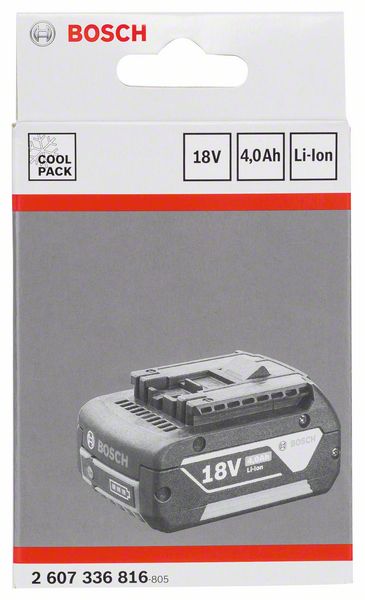 Einschubakkupack 18 Volt Heavy Duty (HD), 4.0 Ah Li-Ion, GBA M-C<br>