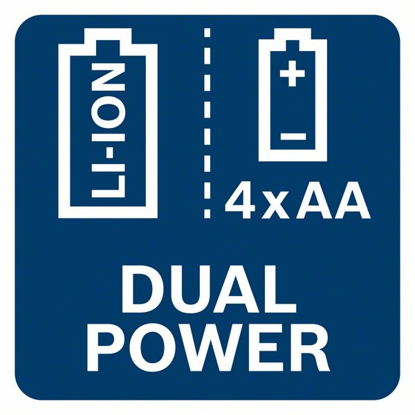 Linienlaser GLL 3-80 C, mit 4 x 1,5-V-LR6-(AA)-Batterien, Akku-Adapter<br>