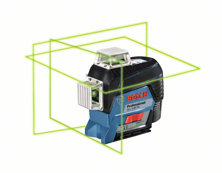 Linienlaser GLL 3-80 CG, mit 1 x 2.0 Ah Li-Ion Akku, Halterung BM 1, L-BOXX<br>