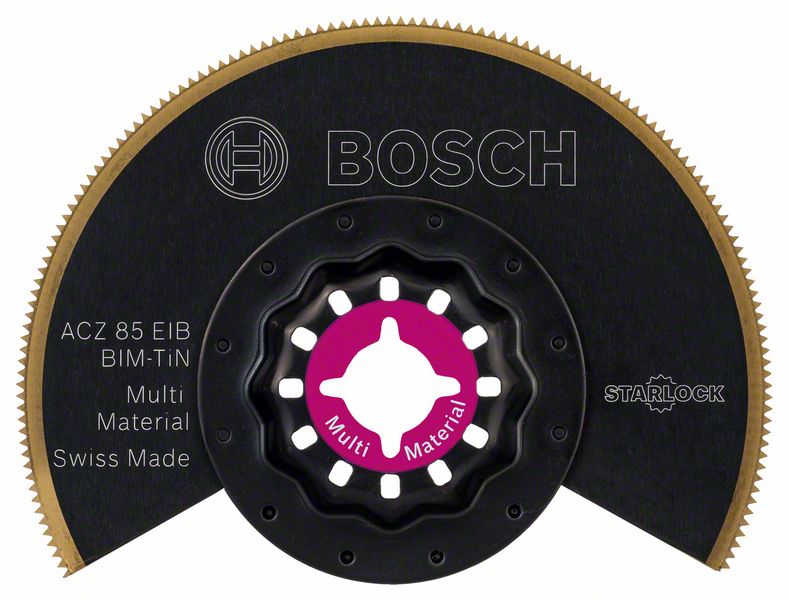 BIM-TiN Segmentsägeblatt ACZ 85 EIB, Multi Material, 85 mm, 10er-Pack<br>