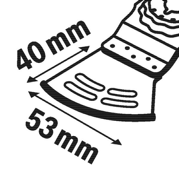 Carbide Dual-Tec-Tauchsägeblatt PAYZ 53 MT4, 53 x 40 mm, 1er-Pack<br>