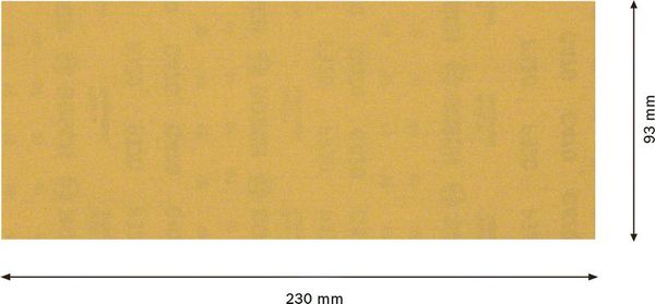 Expert C470 Schleifpapier ohne Löcher für Schwingschleifer, 93 x 230 mm, G 320, 10-tlg.<br>