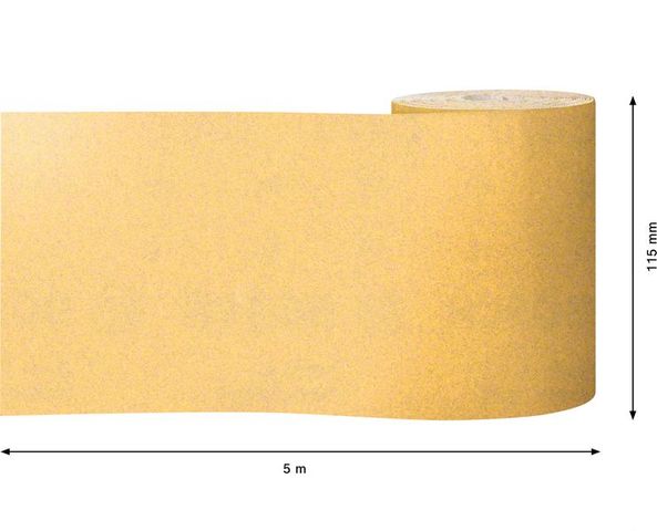 Expert C470 Schleifpapierrolle zum Handschleifen, 115 mm, 5 m, G 180<br>