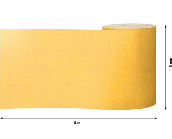 Expert C470 Schleifpapierrolle zum Handschleifen, 115 mm, 5 m, G 240<br>