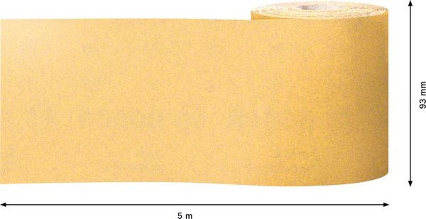 Expert C470 Schleifpapierrolle zum Handschleifen, 93 mm, 5 m, G 180<br>