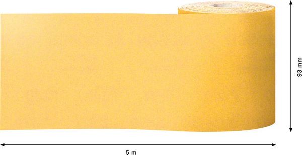 Expert C470 Schleifpapierrolle zum Handschleifen, 93 mm, 5 m, G 240<br>