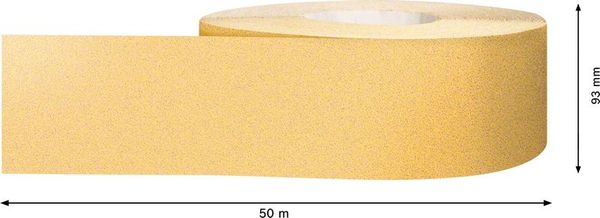 Expert C470 Schleifpapierrolle zum Handschleifen, 93 mm x 50 m, G 60<br>
