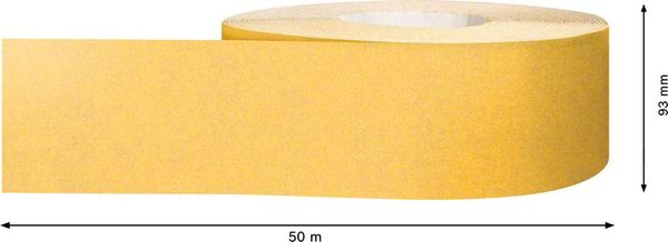 Expert C470 Schleifpapierrolle zum Handschleifen, 93 mm x 50 m, G 240<br>