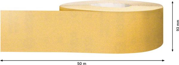 Expert C470 Schleifpapierrolle zum Handschleifen, 93 mm x 50 m, G 320<br>