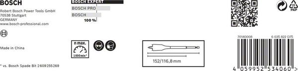 Expert SelfCut Speed Flachfräsbohrer-Set, 14/16/18/20/22/24 mm, 6-tlg.<br>