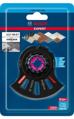 Expert MultiMaterial Segment Blade (Segmentsägeblatt) ACZ 105 ET Blatt für Multifunktionswerkzeuge, 1 Stück<br>