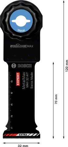 Expert MetalMax MAII 32 AIT Blatt für Multifunktionswerkzeuge, 70 x 32 mm<br>