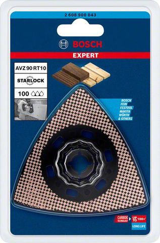 Expert Sanding Plate AVZ 90 RT10 Blatt für Multifunktionswerkzeuge, 90 mm<br>