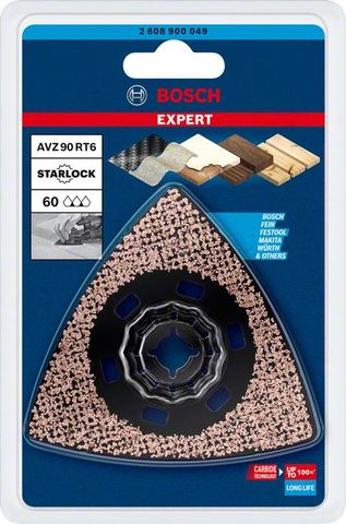 Expert Sanding Plate AVZ 90 RT6 Blatt für Multifunktionswerkzeuge, 90 mm<br>