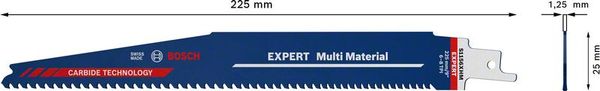 Expert `Multi Material- S 1156 XHM Säbelsägeblatt, 1 Stück<br>