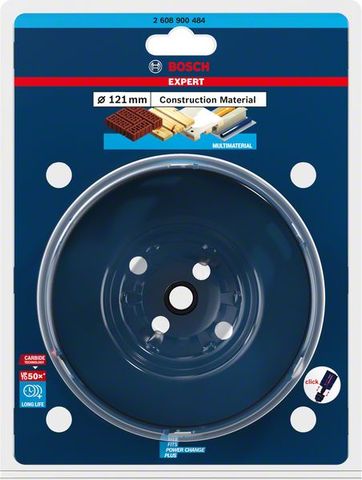 Expert Construction Material Lochsäge, 121 x 60 mm, 4 3/4-Zoll<br>