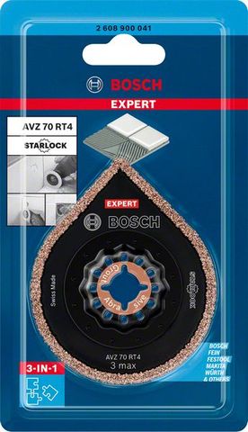 Expert 3 max AVZ 70 RT4 Platte zum Entfernen von Fugen für Multifunktionswerkzeuge, 70 mm<br>