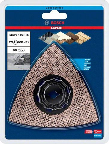 Expert Sanding Plate MAVZ 116 RT6 Blatt für Multifunktionswerkzeuge, 116 mm<br>