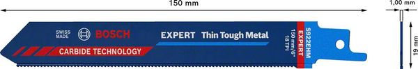 Expert `Thin Tough Metal- S 922 EHM Säbelsägeblatt, 1 Stück<br>