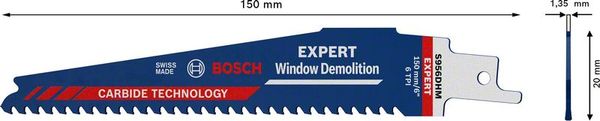 Expert `Window Demolition- S 956 DHM Säbelsägeblatt, 10 Stück<br>