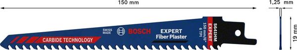 Expert `Fiber Plaster- S 641 HM Säbelsägeblatt, 1 Stück<br>